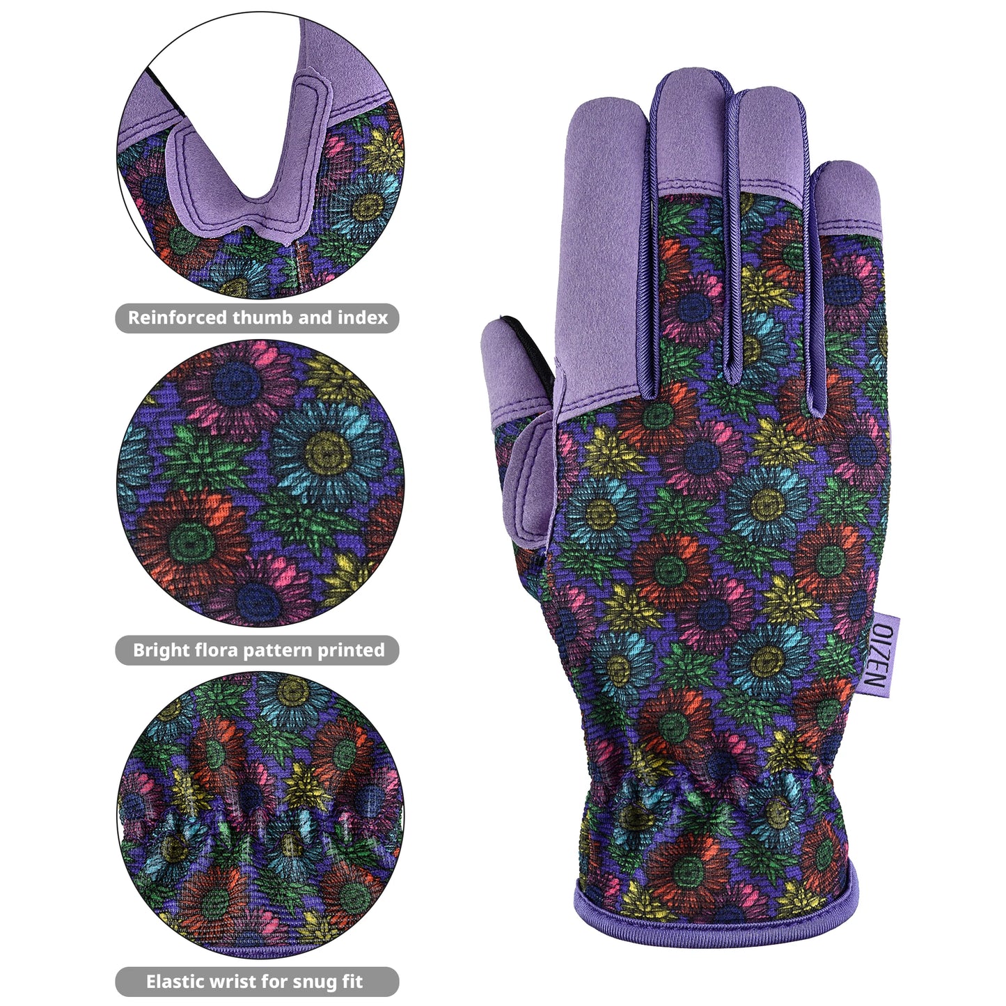 Gants de jardinage à écran tactile pour femmes