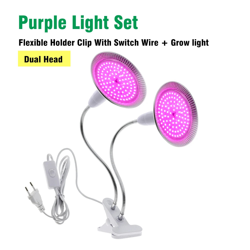 AC100-265V LED Grow Light E27 Phytolamp for Plants Full Spectrum Grow Light Bulb Indoor Plant Lighting Hydroponic Growth Lights