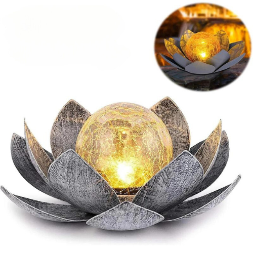 Lampes solaires LED étanche Lotus